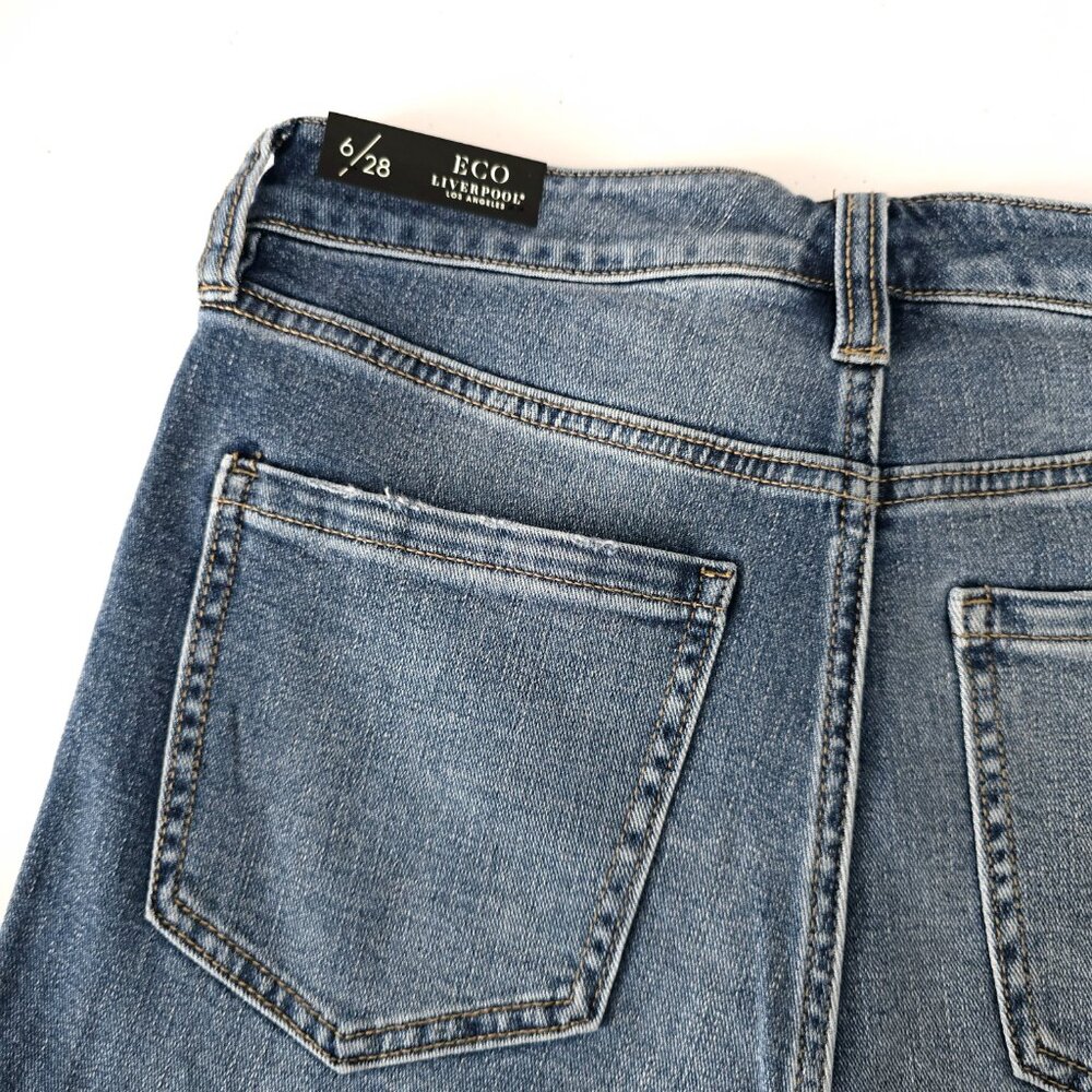 Liverpool High Rise Skinny Jeans 6 Medium Wash NWT - Picture 3 of 8